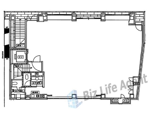 和楽第2ビルの平面図