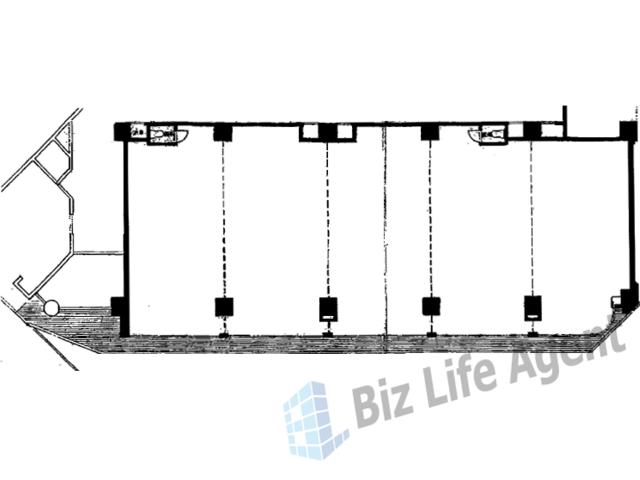 ドムール北三番館ビルの平面図