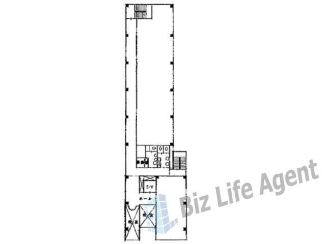 日宝東心斎橋ビルの平面図