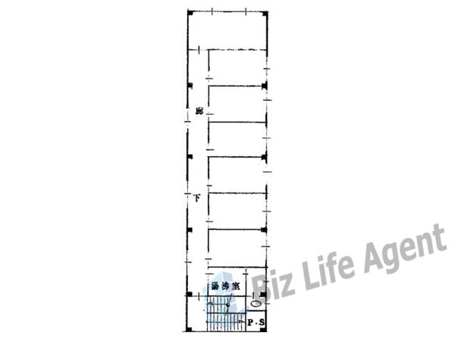 日宝清水町ビルの平面図