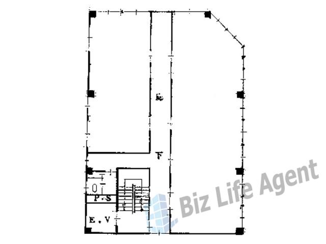 日宝瓦町ビルの平面図