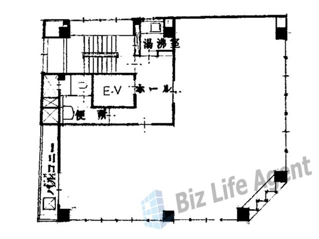 日宝本町西ビルの平面図