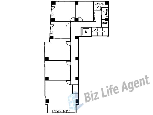ＮＡＮＥＩ本町ビル(ナンエイ本町ビル）の平面図