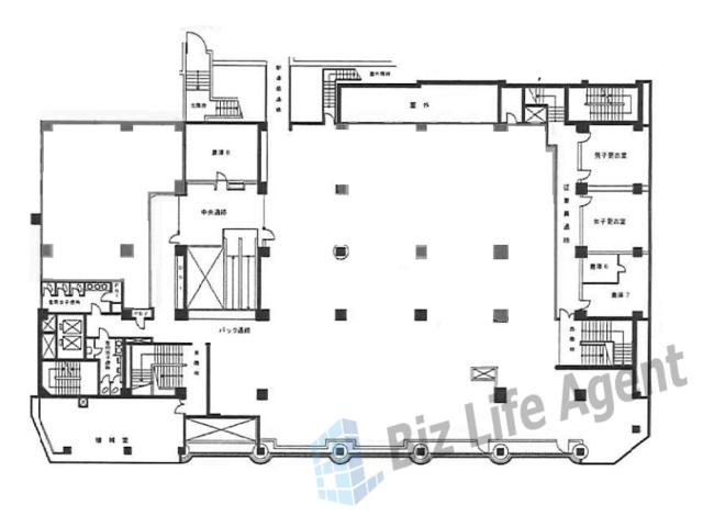 京阪守口ビルの平面図