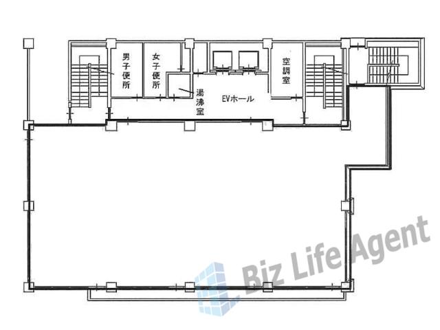 京阪藤の森ビルの平面図