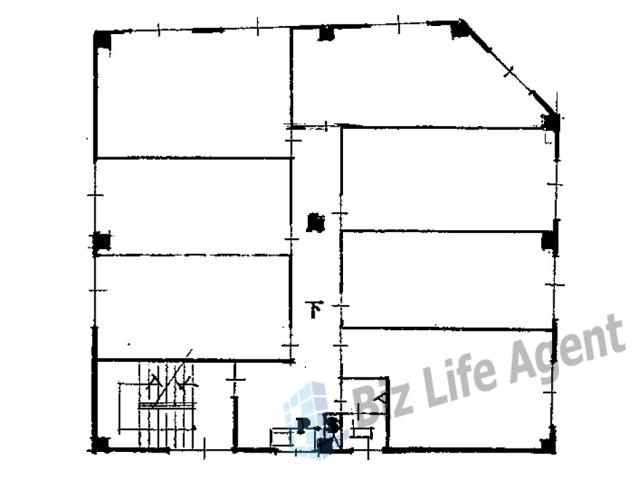 日宝扇町ビルの平面図