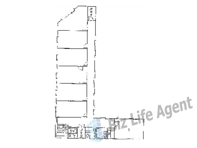 日宝北大阪屋ビルの平面図