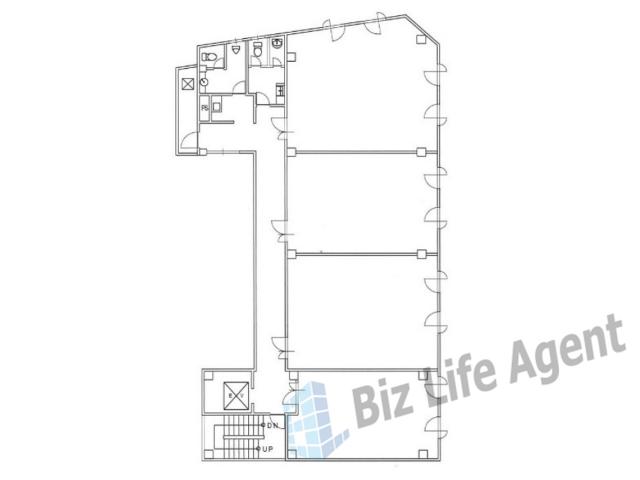 日宝北５号館の平面図