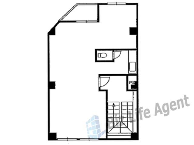 第２北梅田ビルの平面図