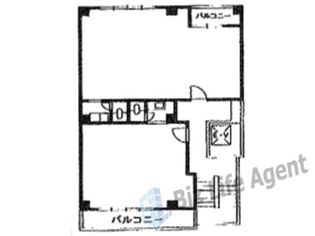 アサノ第２ビルの平面図