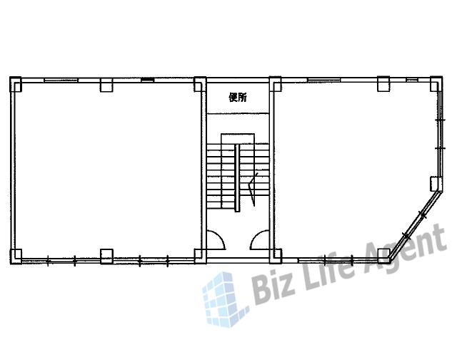 東天神ビルの平面図