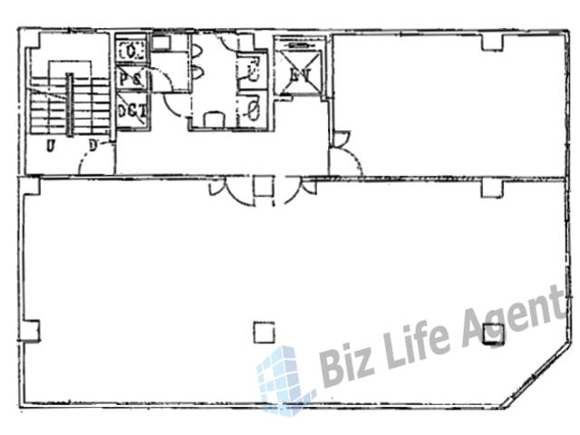東洋新館の平面図