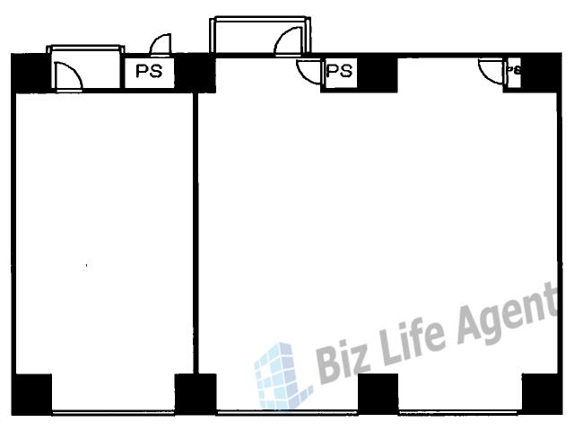 ヴァンドーム梅田北ビルの平面図