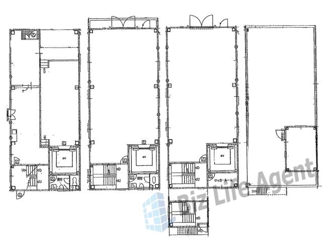 イマス神路第二倉庫の平面図