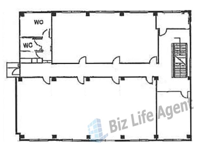 不動ビルの平面図