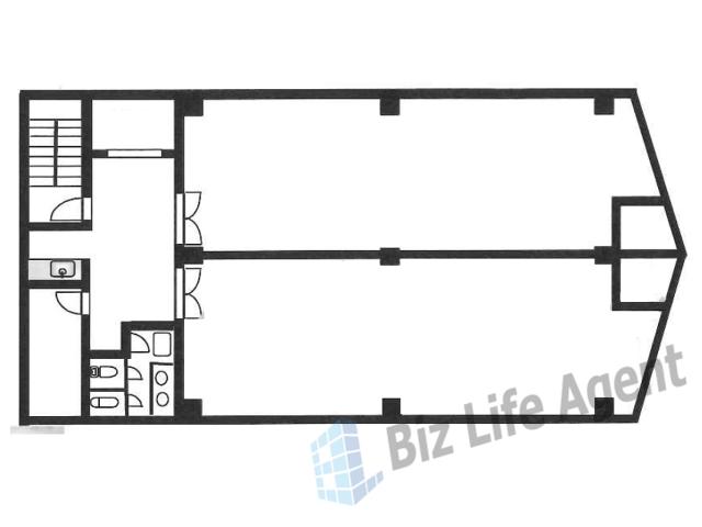 梅田プラチナビルの平面図
