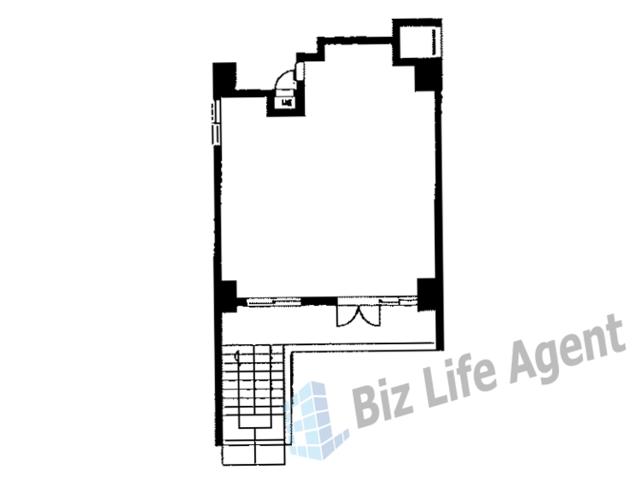 エス・キュート西天満ビルの平面図