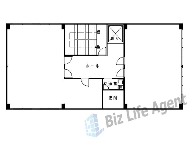 新興ビルの平面図
