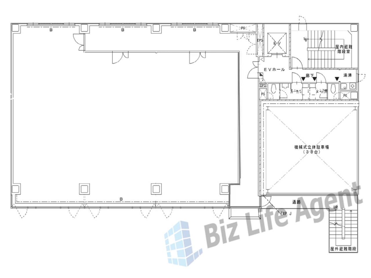 OHビル草津(オーエイチビル草津)の平面図
