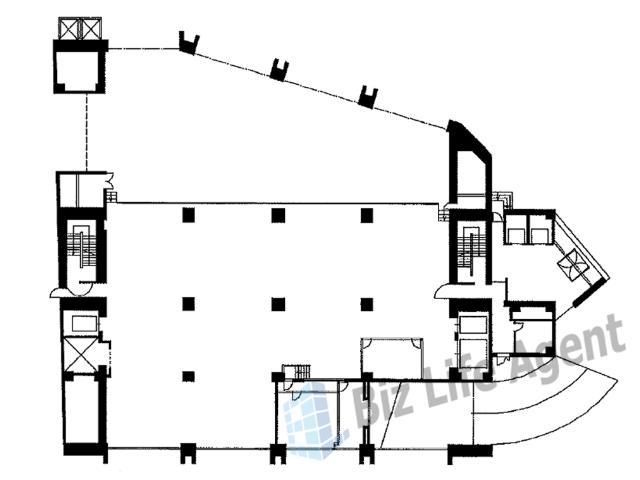 川口住倉ビルの平面図