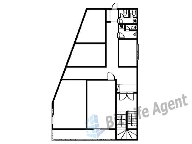 エコー丹波橋ビルの平面図
