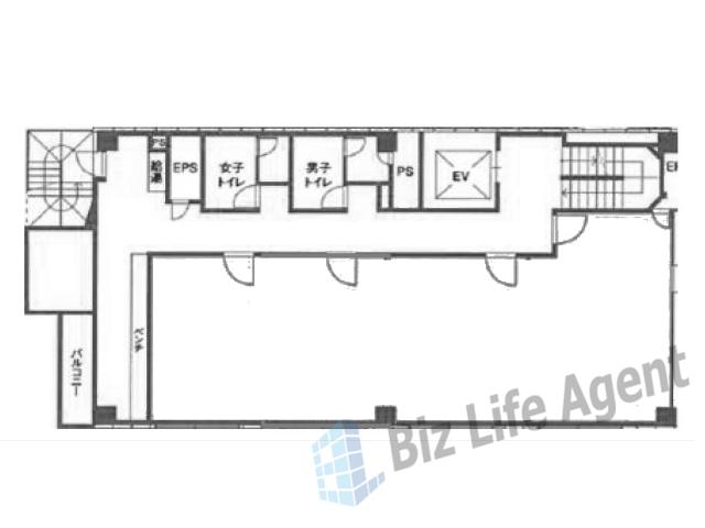 大西ビルディングの平面図