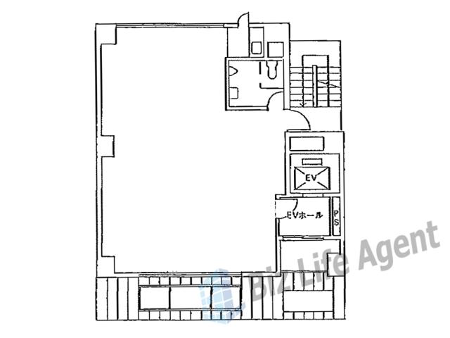 小倉屋山本本店ビルの平面図