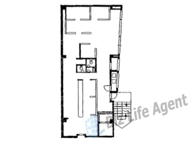 道頓堀ホーセンビルの平面図