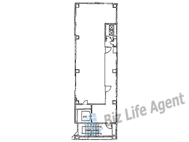 大喜ビルの平面図