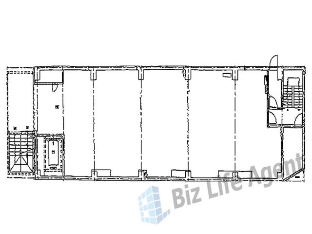 やすらぎビルの平面図