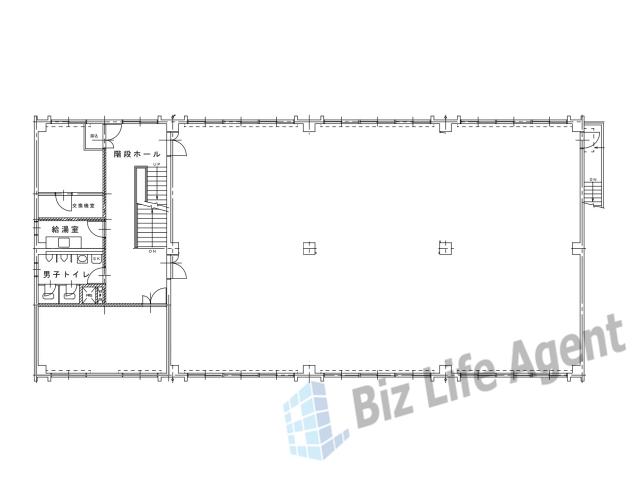 京都社屋ビルの平面図