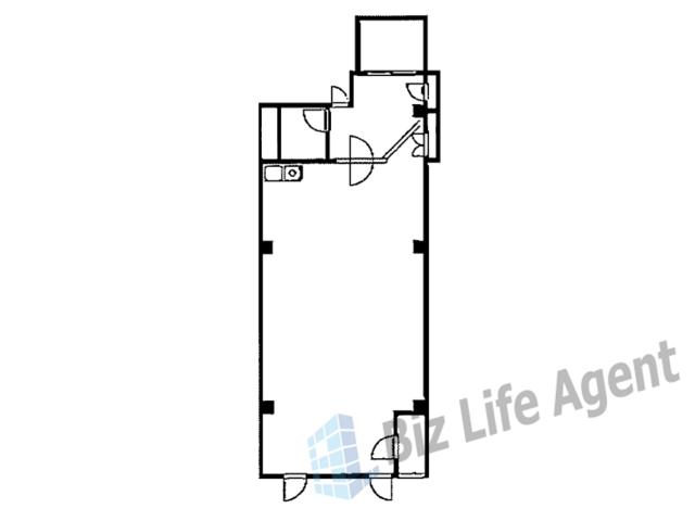 クリオ平野町ビルの平面図