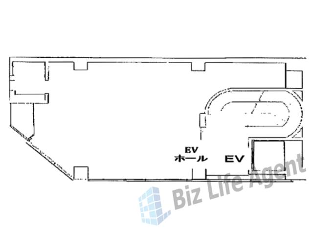 上本町ブルースタービルの平面図