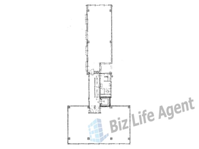 大河崎ビルの平面図