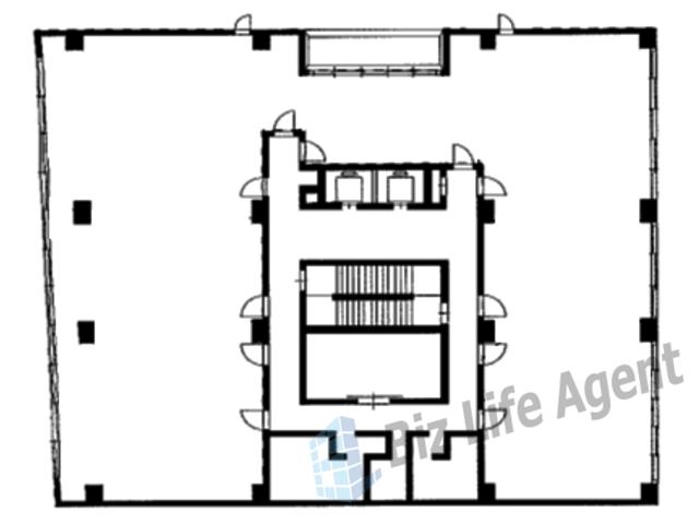 南森町八千代ビルの平面図