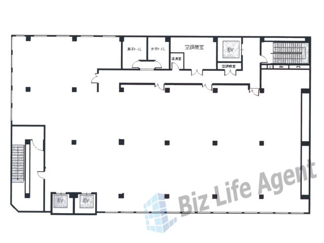 布施駅前セントラルビルの平面図