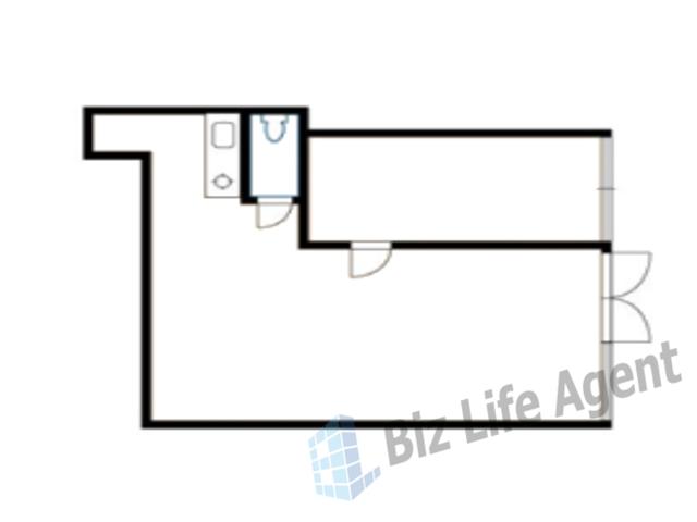 松風ビルの平面図