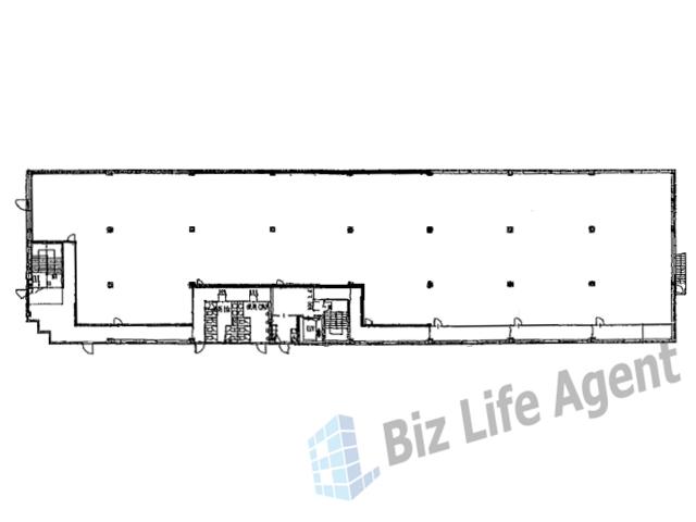 ルミナスセンタービルの平面図