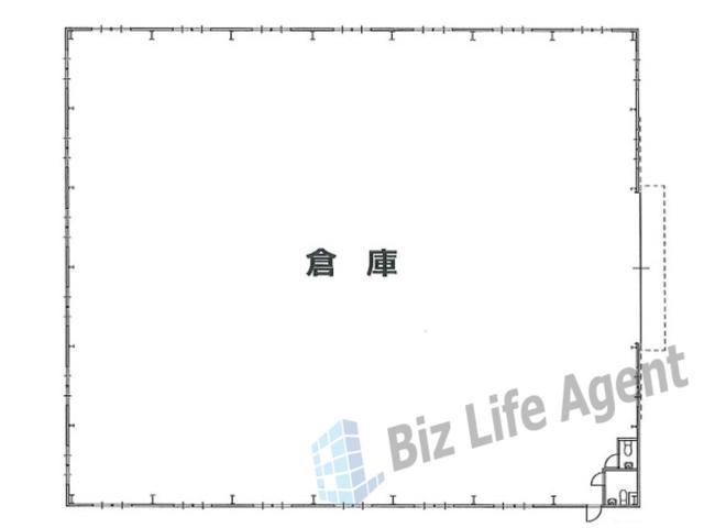 イマス美原第2倉庫・工場の平面図