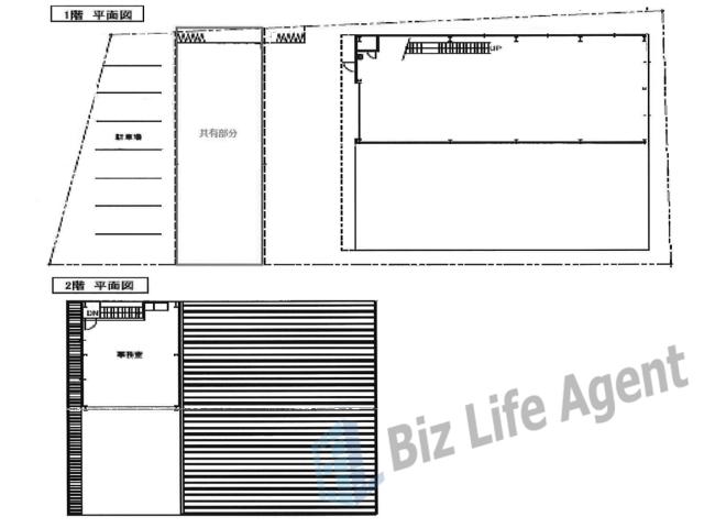 イマス走谷事務所・倉庫・工場・店舗の平面図