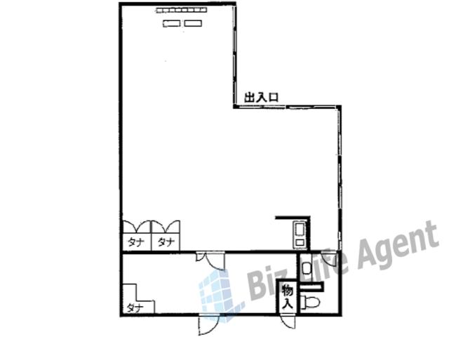 栄谷１７４－１テナントビルの平面図