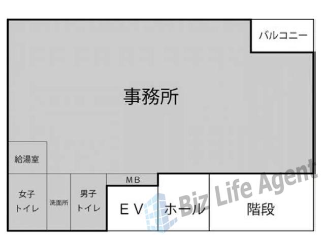 上組本町ビルの平面図