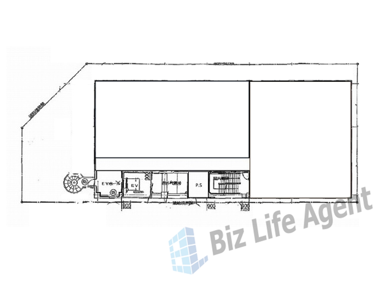 INUIゆりのき通BLD.(イヌイゆりのき通ビルディング)の平面図