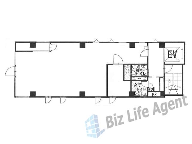 ツムラ大手通ビルの平面図