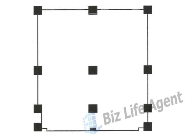 ブランクレール谷町ビルの平面図