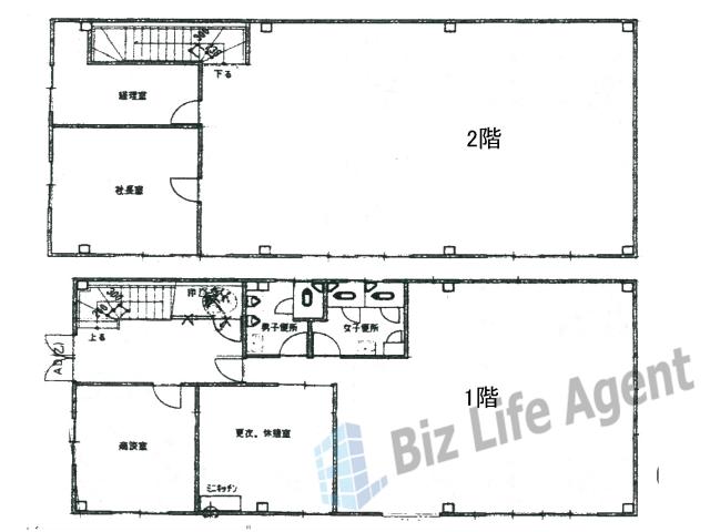 ウラタビルの平面図