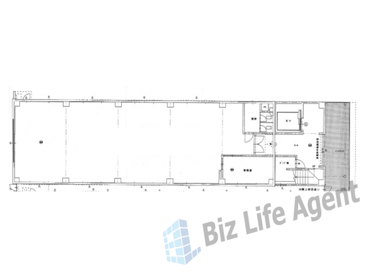 巨人ビル北館の平面図