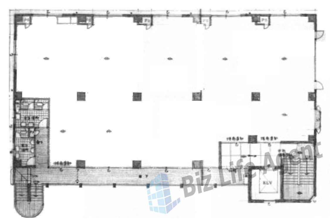 若松町ピアザビルの平面図