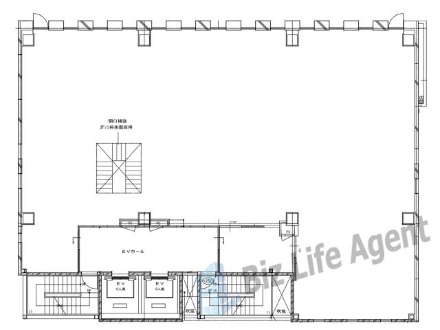 セントメディックビルの平面図