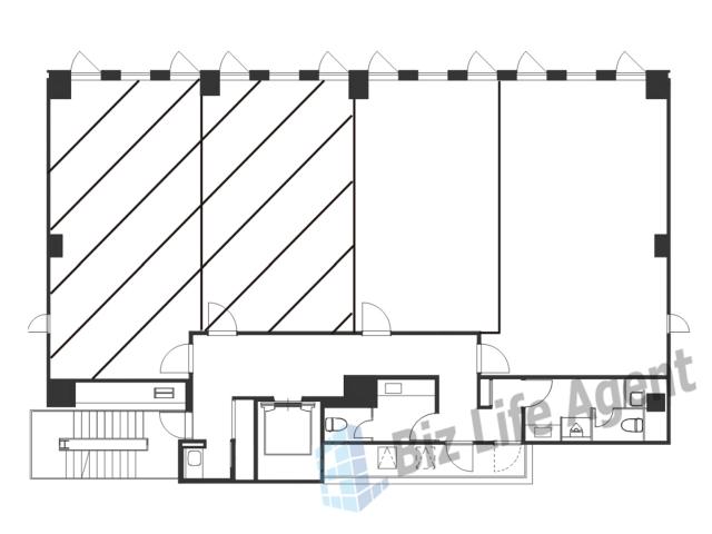 ＭＦ南森町３ビル(エムエフ南森町３ビル）の平面図